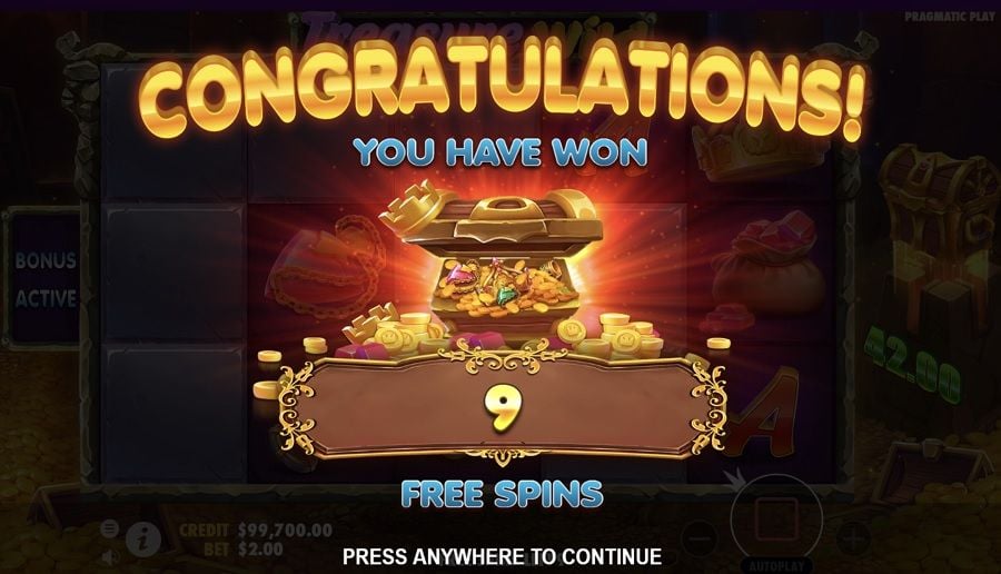 Treasure Wild Slot Bonus - partycasino-spain