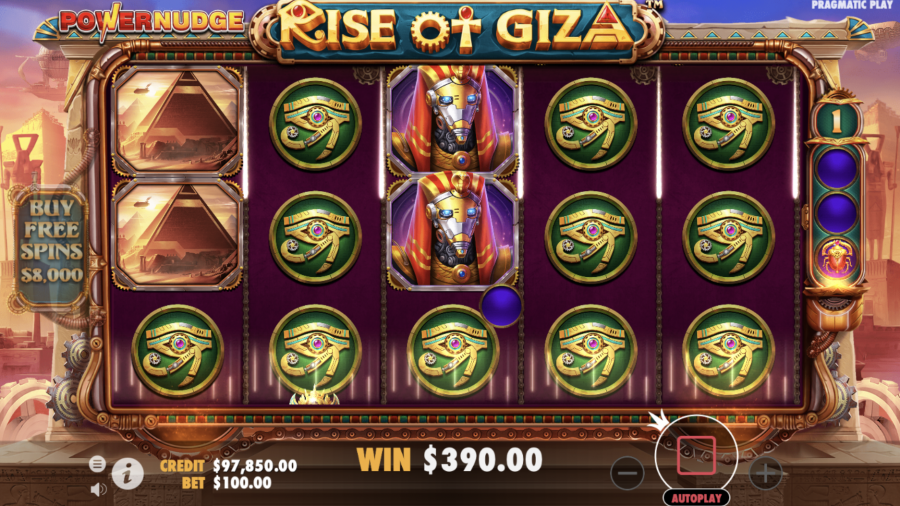 Rise Of Giza Powernudge Bonus - partycasino-spain
