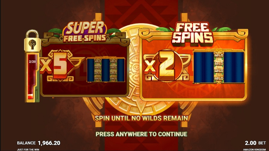 Amazon Kingdom Free Spins Bonus - partycasino-spain