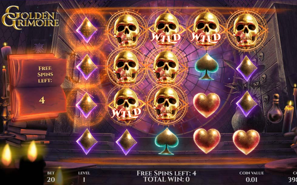Golden Grimoire Bonus - partycasino-spain