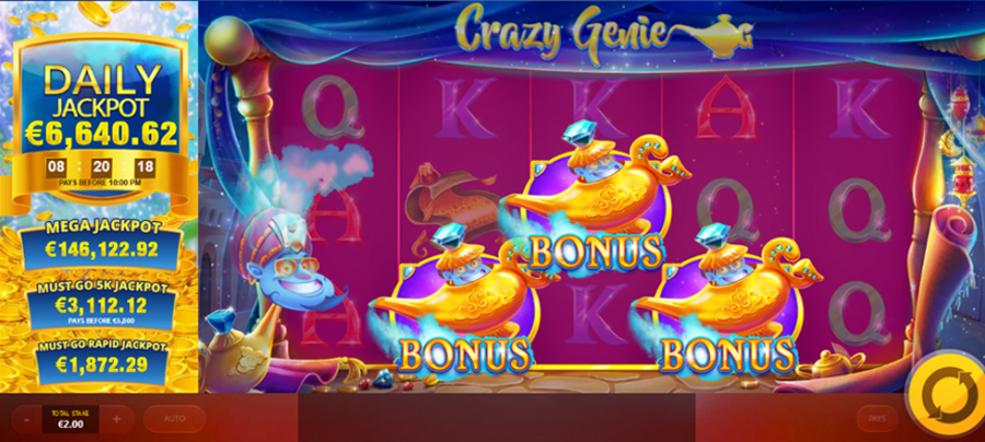 Crazy Genie Bonus - partycasino-spain