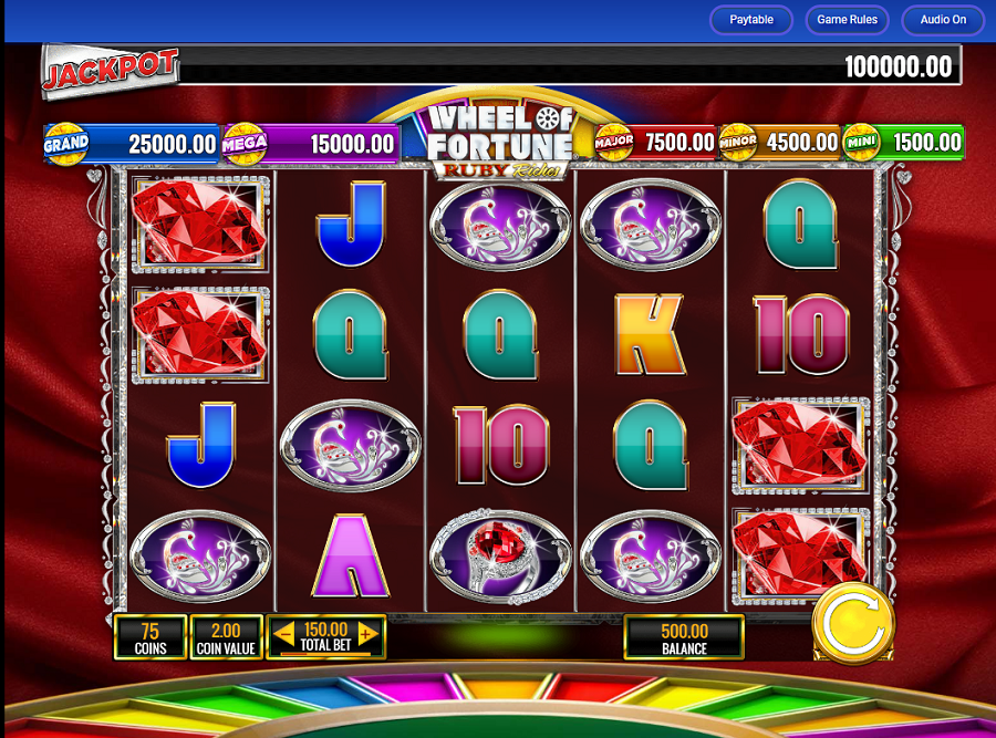 Wheel Of Fortune Ruby Riches Slot - partycasino-spain