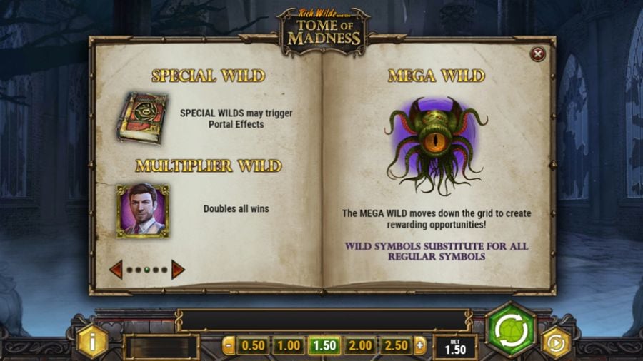 Rich Wilde Tome Of Madness Slot Symbols - partycasino-spain