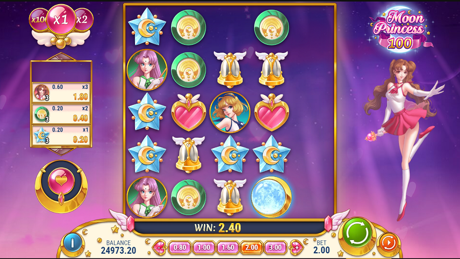 Moon Princess 100 Bonus - partycasino-spain