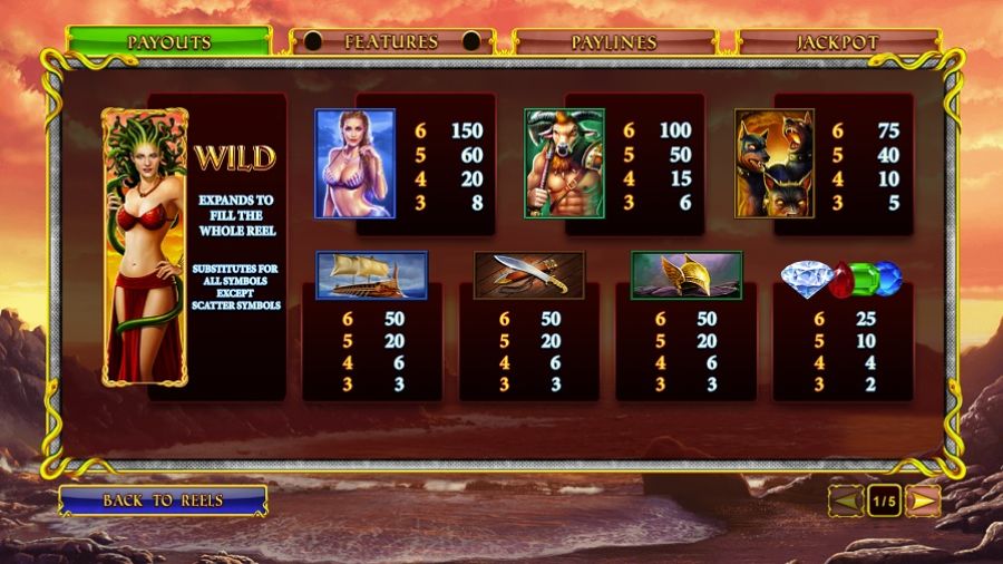 Age Of The Gods Medusa And Monsters Feature Symbols Eng - partycasino-spain