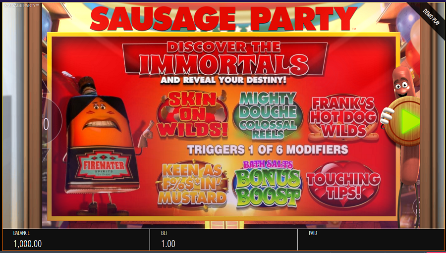 Sausage Party Slot - partycasino-spain