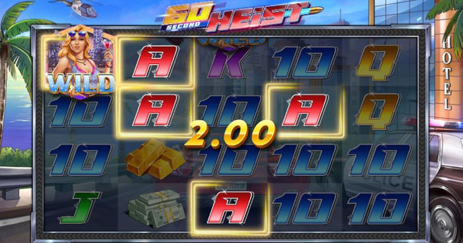 60 Second Heist Bonus - partycasino-spain