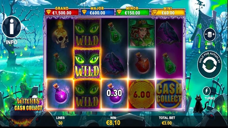 Witches Cash Collect Bonus - partycasino-spain