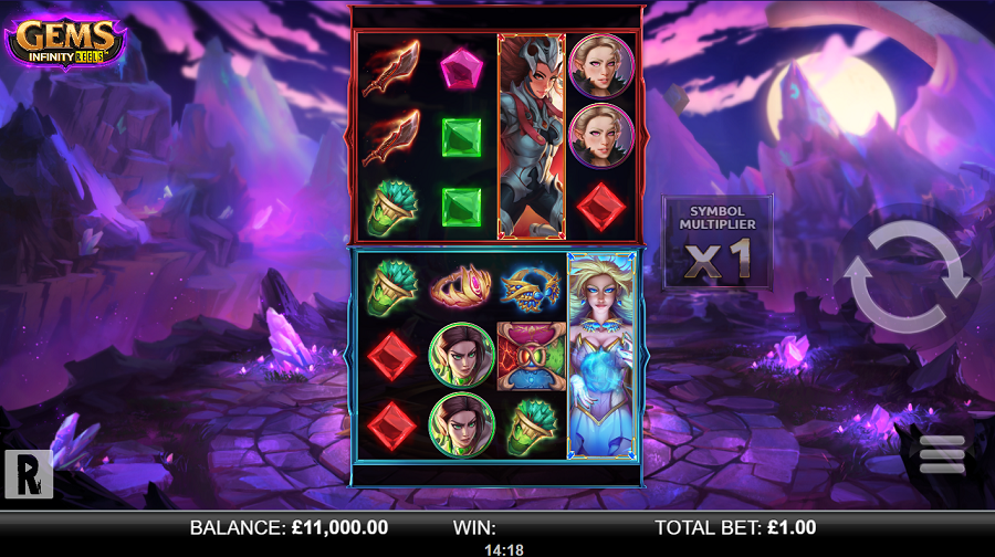 Gems Infinity Reels Slot - partycasino-spain