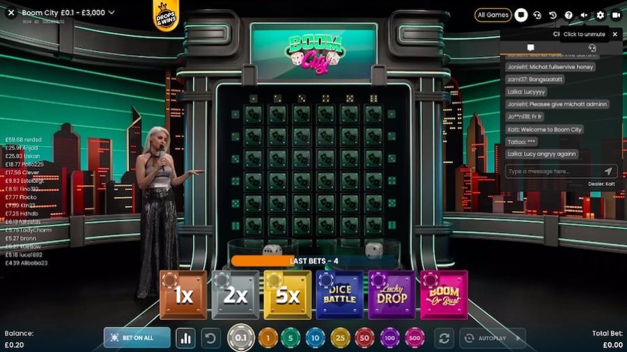 Boom City Payout Table - partycasino-spain