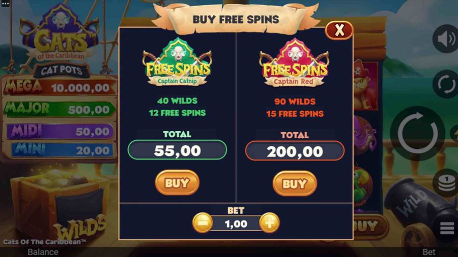 Cats Of The Caribbean Symbols - partycasino-spain