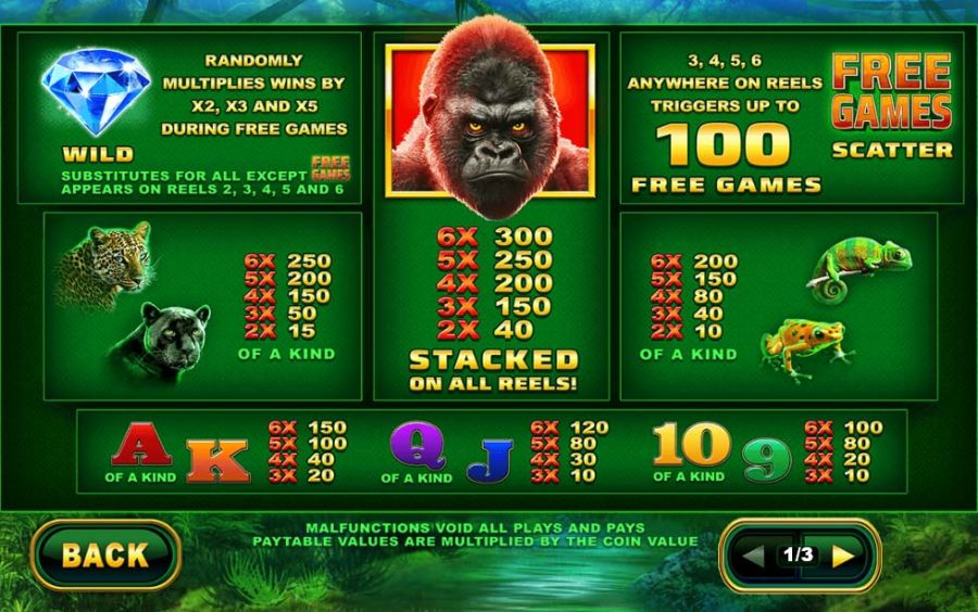 Epic Ape Featured Symbols - partycasino-spain