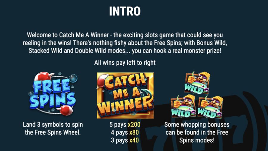 Catch Me A Winner Symbols Eng - partycasino-spain