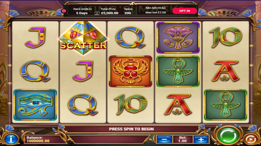 Kings Mask Slot - partycasino-spain