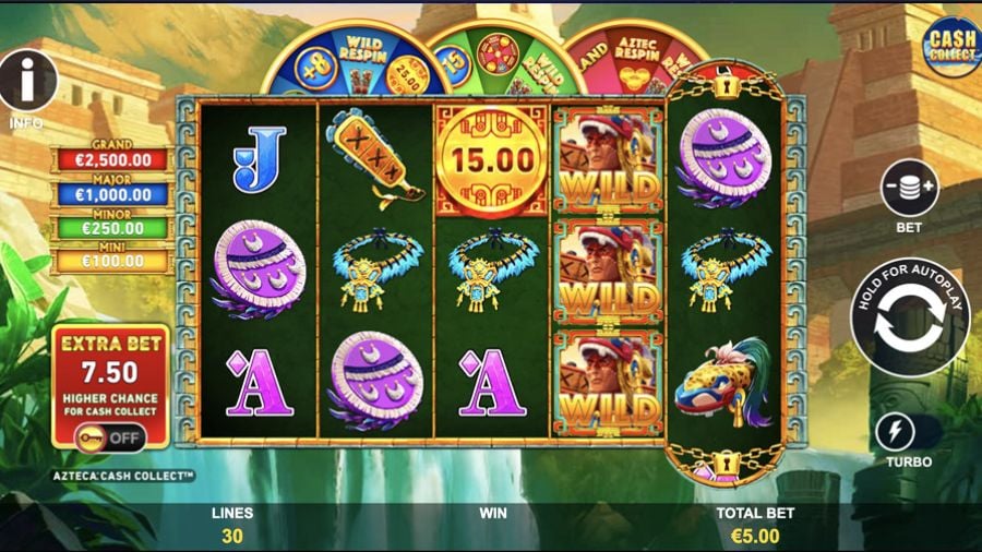 Azteca Cash Collect Slot - partycasino-spain