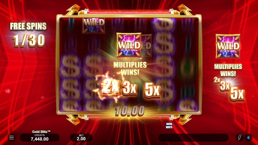 Gold Blitz Free Spins - partycasino-spain