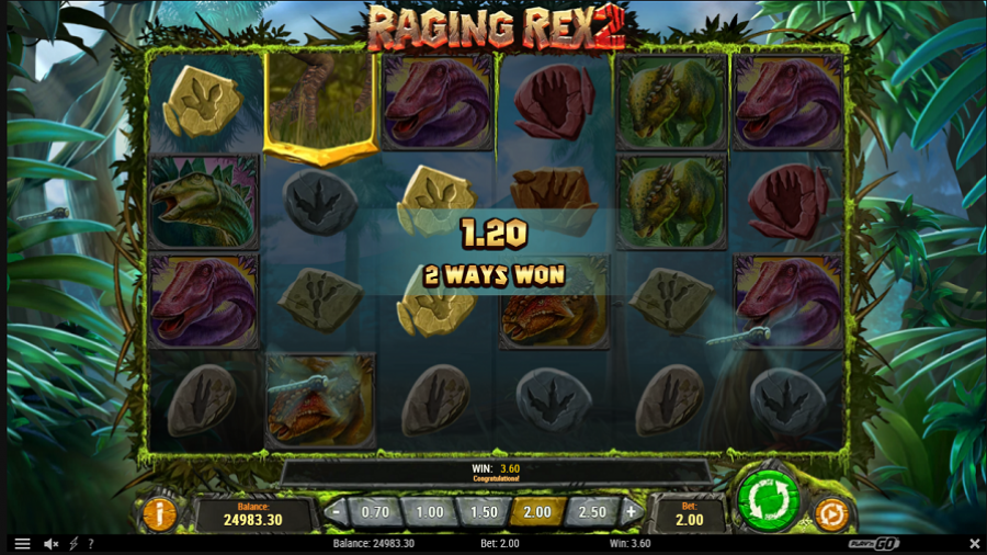 Raging Rex 2 Bonus - partycasino-spain
