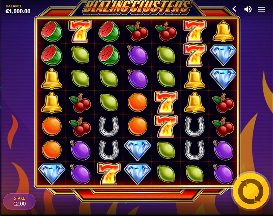 Blazing Clusters Slot - partycasino-spain