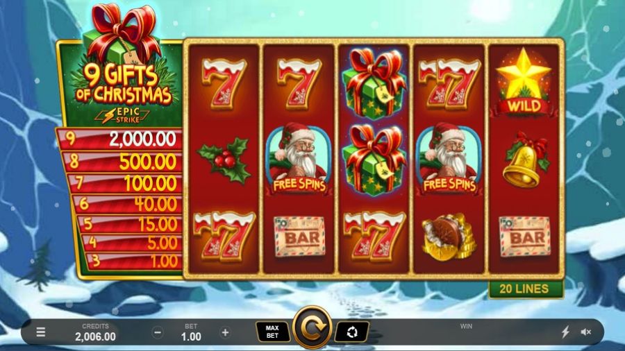 9 Gifts Of Christmas Slot Eng - partycasino-spain