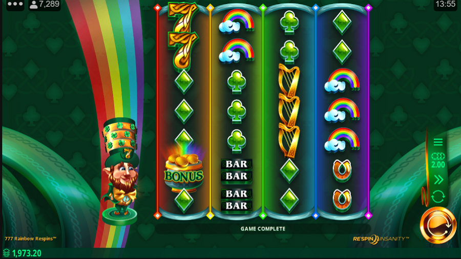 777 Rainbow Respins Slot - partycasino-spain