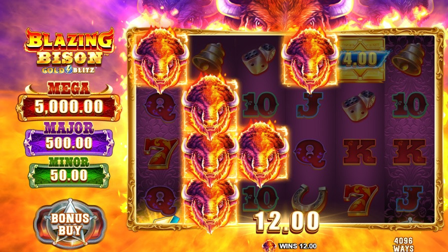 Blazing Bison Gold Blitz Bonus En - partycasino-spain