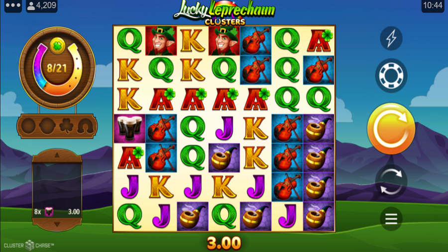 Lucky Leprechaun Clusters Bonus - partycasino-spain