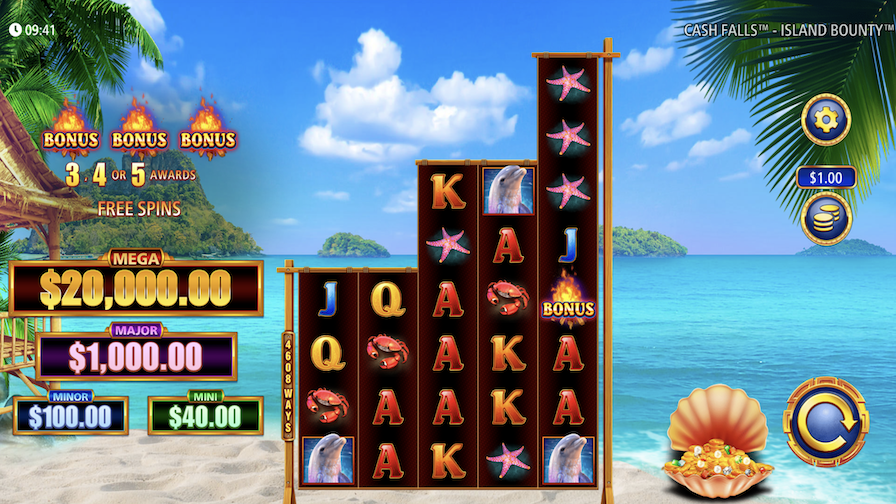 Cash Falls Island Bounty Slot - partycasino-spain
