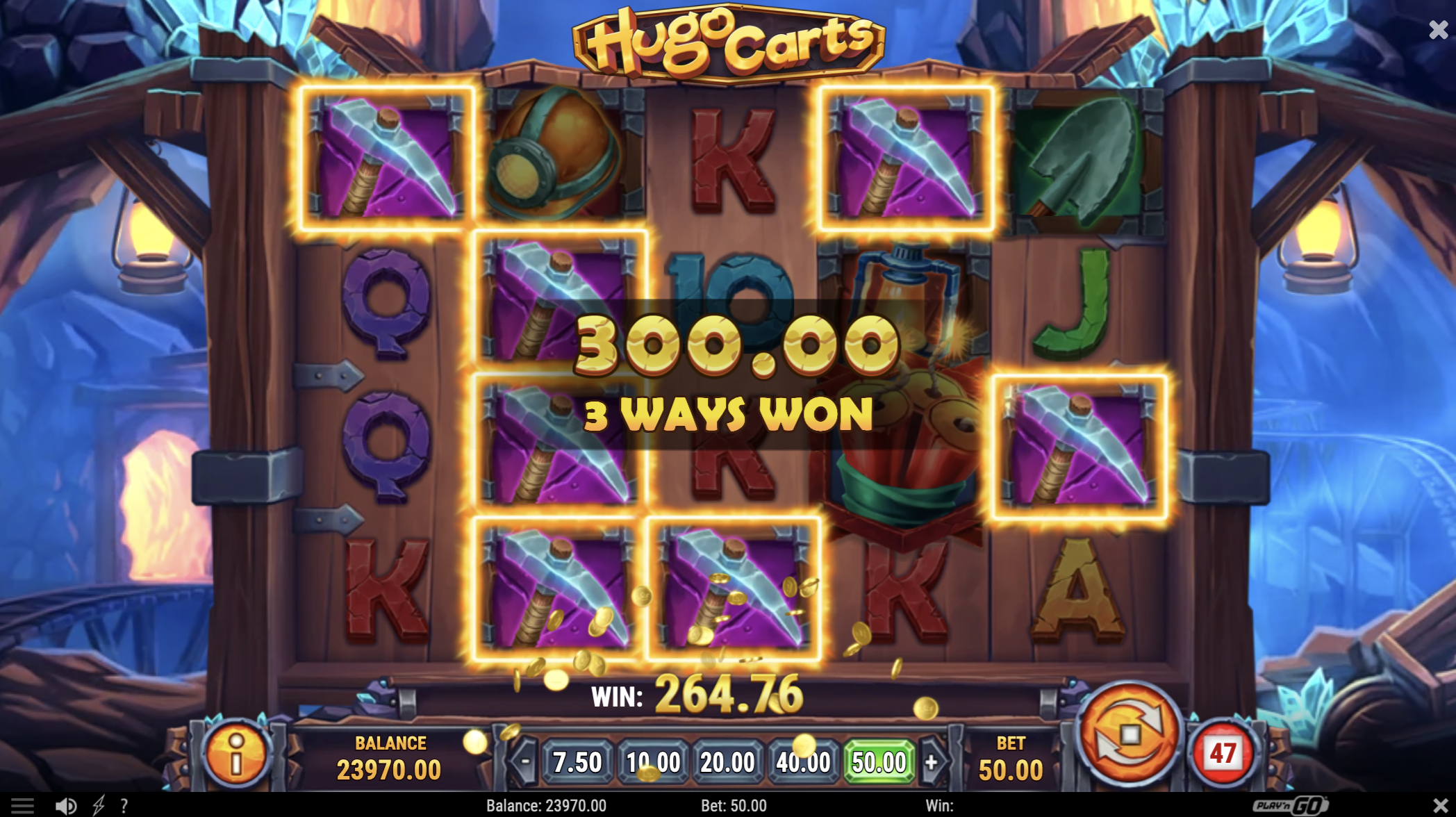 Hugo Carts Big Win - partycasino-spain