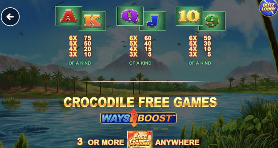 Crocodile Xtreme Blitz Symbols Eng - partycasino-spain