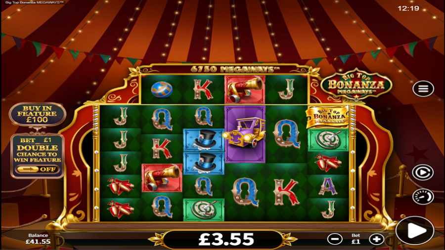 Big Top Bonanza Megaways Bonus - partycasino-spain