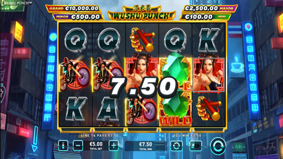 Wushu Punch Bonus - partycasino-spain