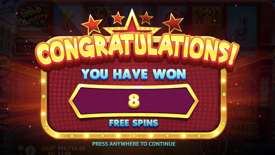 Wild Celebrity Bus Bonus Eng - partycasino-spain