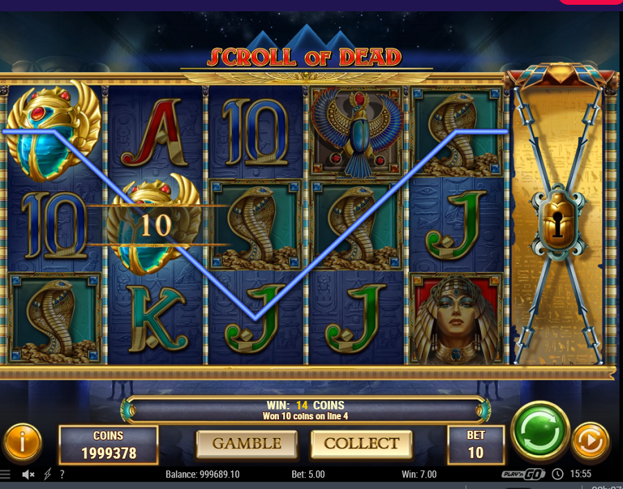 Scroll Of Dead Bonus - partycasino-spain