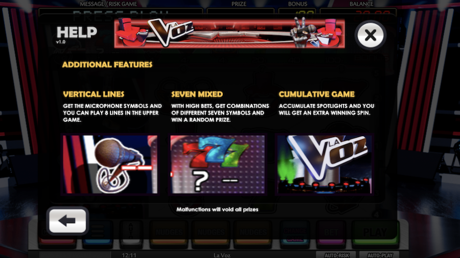 La Voz Featured Symbols - partycasino-spain