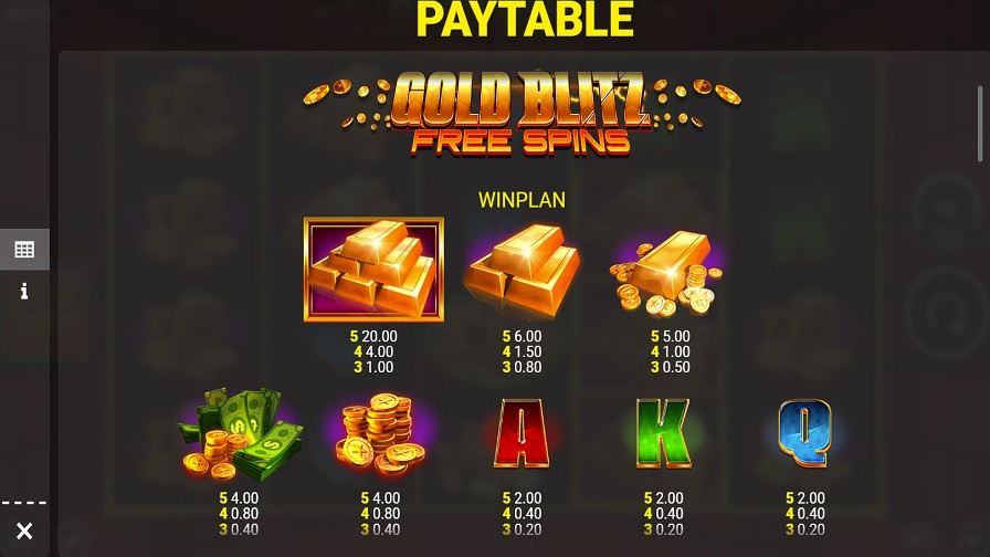 Gold Blitz Free Spins Feature Symbols Eng - partycasino-spain