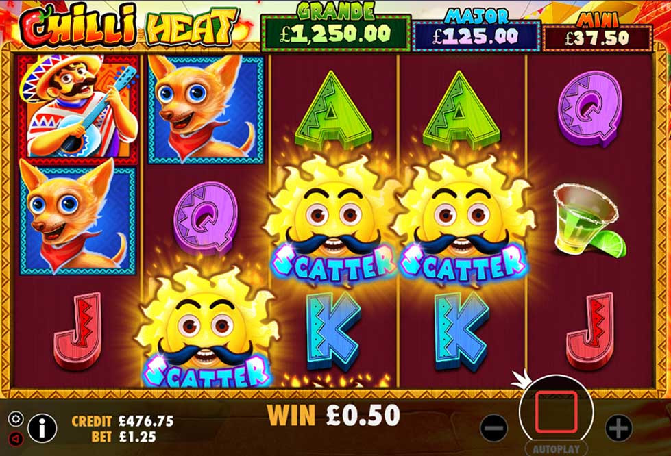 Chilli Heat Scatter - partycasino-spain