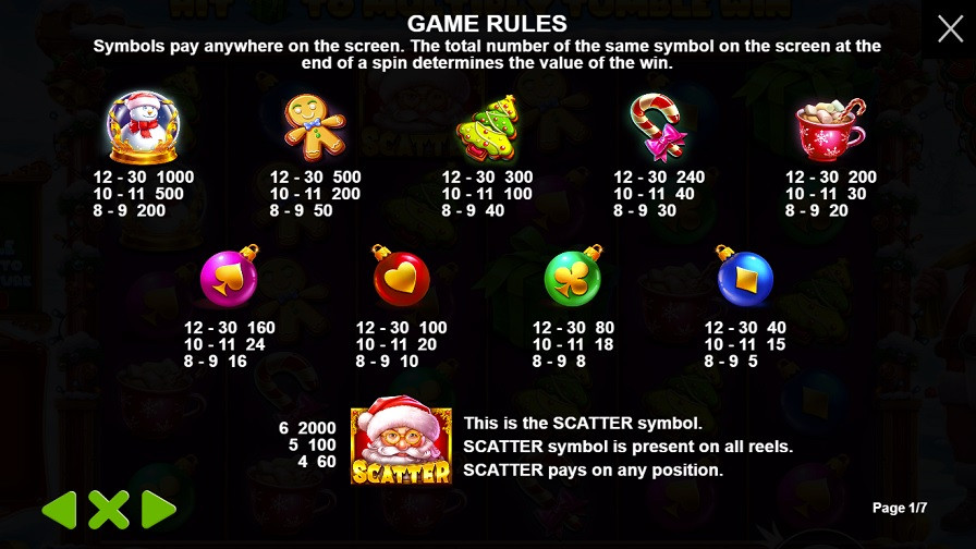 Santas Great Gifts Feature Symbols Eng - partycasino-spain