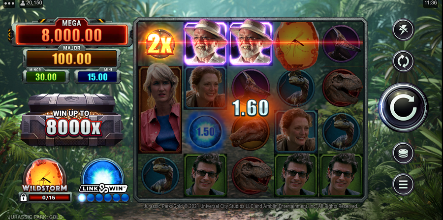 Jurassic Park Gold Bonus - partycasino-spain