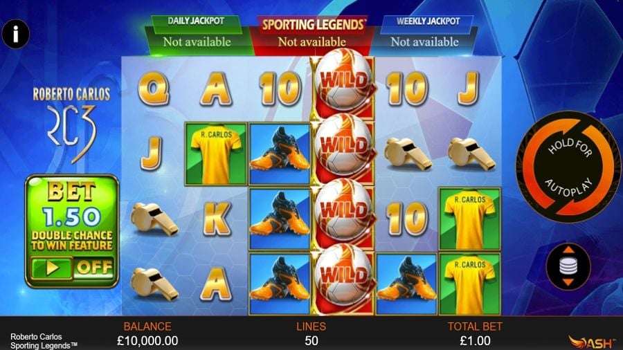 Sporting Legends Roberto Carlos Slot Eng - partycasino-spain