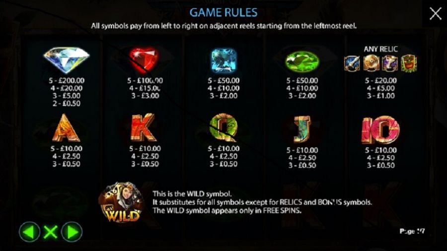 Spirit Of Adventure Feature Symbols Eng - partycasino-spain