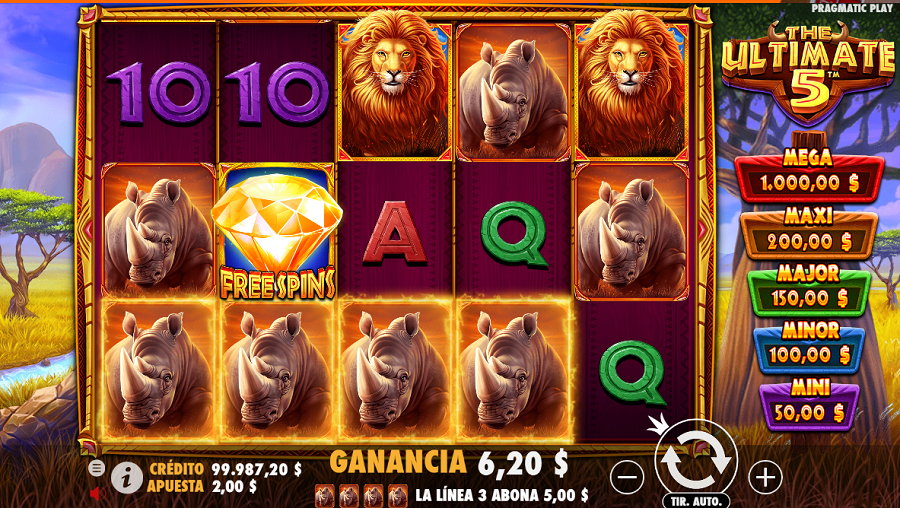 The Ultimate 5 Bonus - partycasino-spain